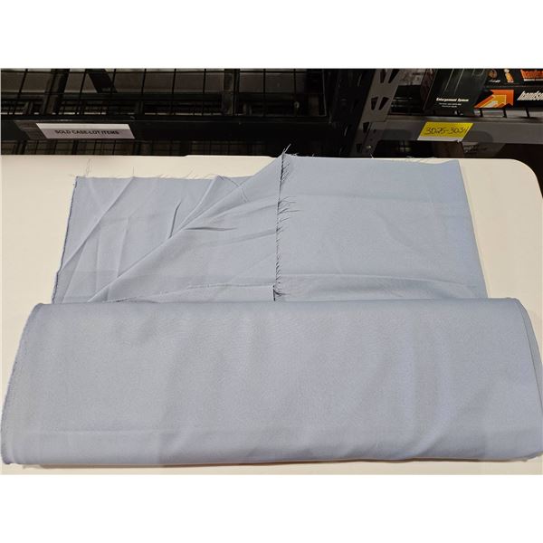 Roll of Light Blue Textile Material