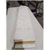 Image 2 : Jaclyn Creation White Sheer Lace Fabric Roll with Animal Patterns
