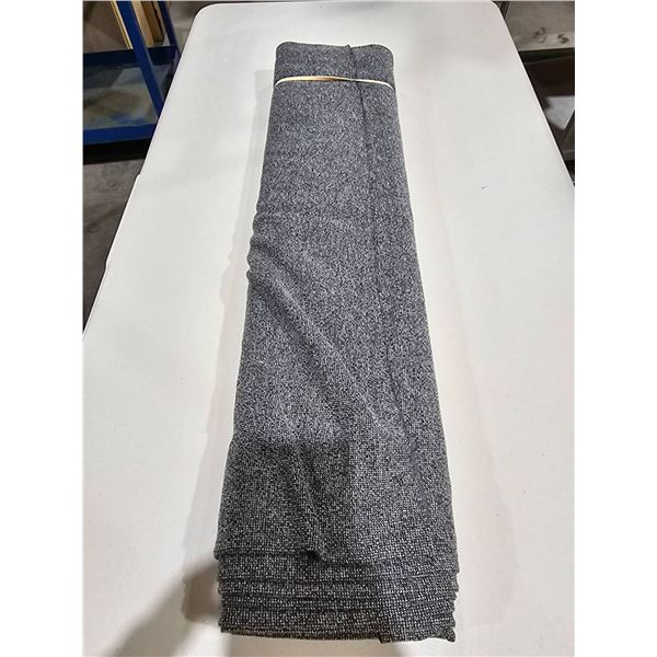 Gray Textured Fabric Material Roll