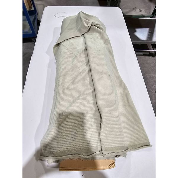 Roll of Beige Corduroy Fabric