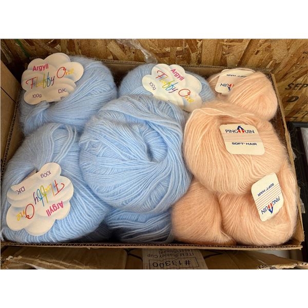 Yarn – Ajoyi Fluffy One Skeins, DK Weight, Multiple Colors