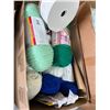 Image 2 : Yarn and Ribbon Lot for Crafting