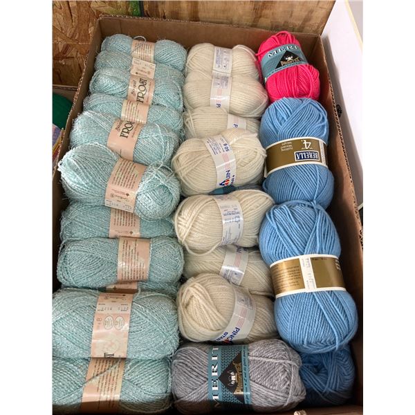 Yarn Collection in Various Colors and Brands