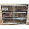 Image 1 : Plastic Multi-Drawer Storage Unit with Clear Pull-Out Drawers