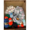 Image 1 : Yarn Skeins in Mixed Colors and Types