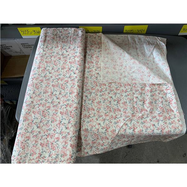 CSM Floral Pink and White Fabric