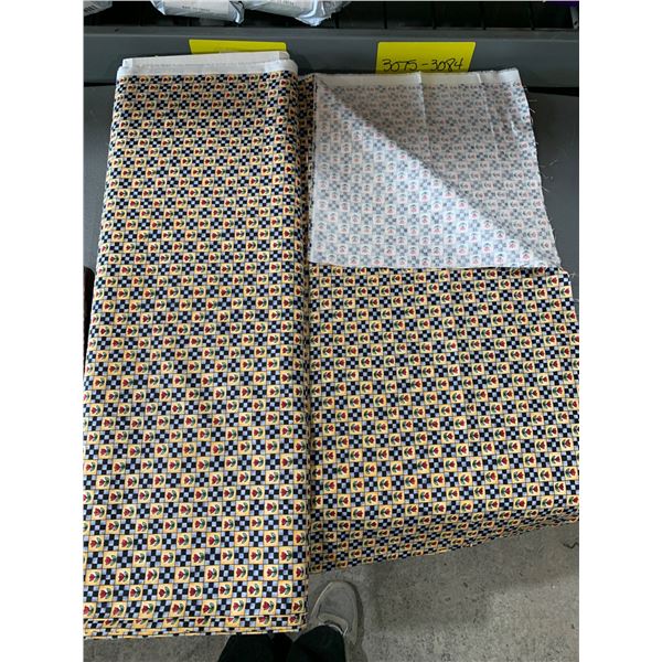 Fashion Prints Tulip Checkerboard Fabric Bolt,