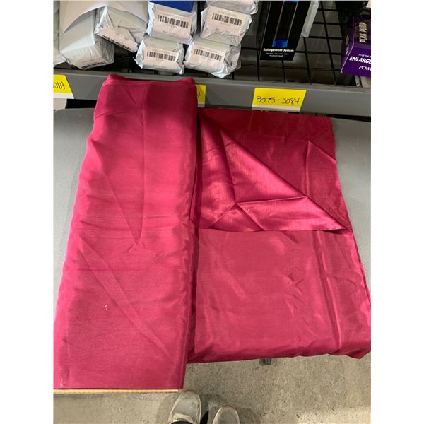 Siltex 100 Percent Polyester Fabric in Burgandy Color