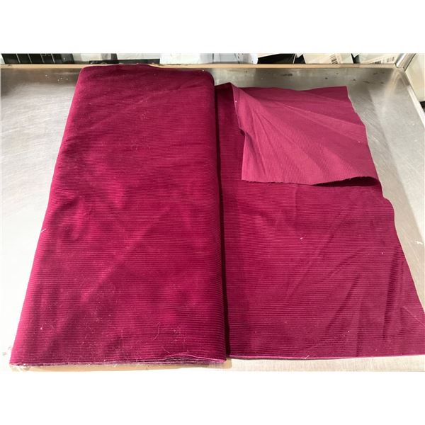 Corduroy Fabric, Wine Color
