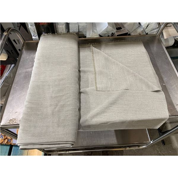 Gray Triana 100 Percent Polyester Fabric Roll,