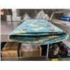 Image 2 : Blue Fabric With Animal Prints on Roll,