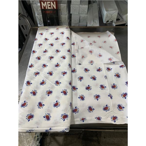 Concord Fabrics 664A Premium Yardage with Floral Pattern