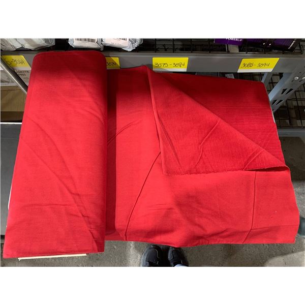 Red Textured  Fabric