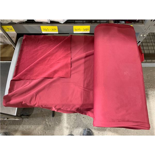 Roll of Red Fabric
