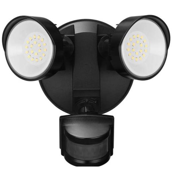 Globe Electric Pro Grade MotionBright Outdoor Light, Model 53575, 2400 Lumens