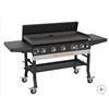 Image 1 : Blackstone 44-Inch Griddle with Hard Cover and Folding Side Shelves, Model 1568NA