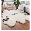Image 1 : Sexto Sheepskin Rug in Ivory Color