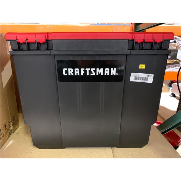 Craftsman Rolling Tool Storage Box with Latch and Wheels