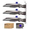 Image 1 : JC-LGL LED Parking Lot Light 3 Packs, 150W LED Shoebox Light with Arm Mount