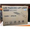 Image 2 : JC-LGL LED Parking Lot Light 3 Packs, 150W LED Shoebox Light with Arm Mount