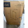 Image 4 : Ove Elias Shower Door and Base Kit with Matte Black Hardware