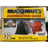 Image 2 : MMaximum Contractor Bags, 3 Mil Thickness, 33 in x 48 in, 32-Count