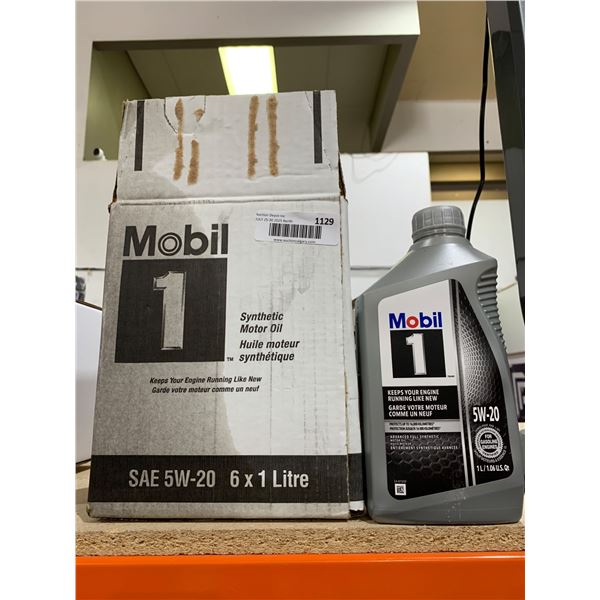Mobil 1 SAE 5W-20 Synthetic Motor Oil, 1 L Bottle (6 Units)