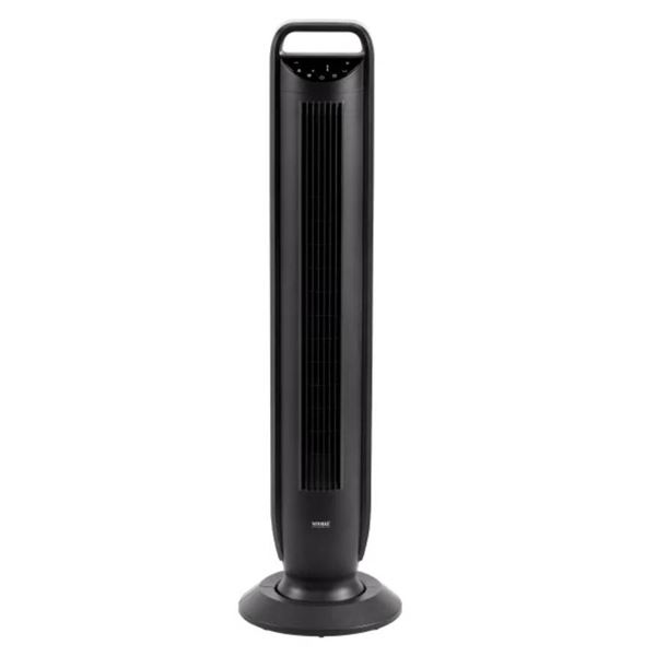 Seville Classics Oscillating Tower Fan with Touch Control and Temperature Sensor