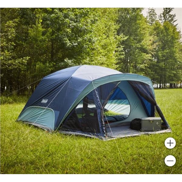 Coleman Skydome 8-Person Tent with WeatherTec and Screen Room