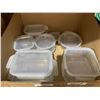Image 1 : 24 Piece Clear Plastic Food Storage Containers with Lids