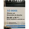 Image 3 : Hydro Vision 60 in. Reversible Shower Door and Base
