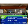 Image 2 : Bissett 15 Degree Coil Roofing Nails, 1-1/4 Inch x 0.120 Inch, Qty 7,200