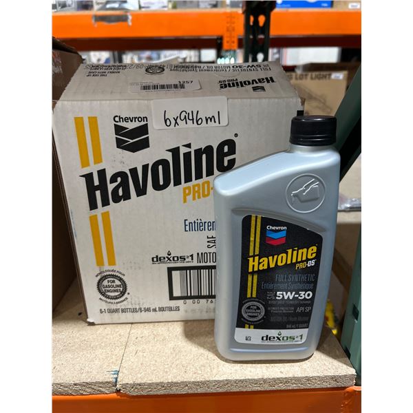 Chevron Havoline PRO-DS Full Synthetic Motor Oil SAE 5W-30, 946 mL