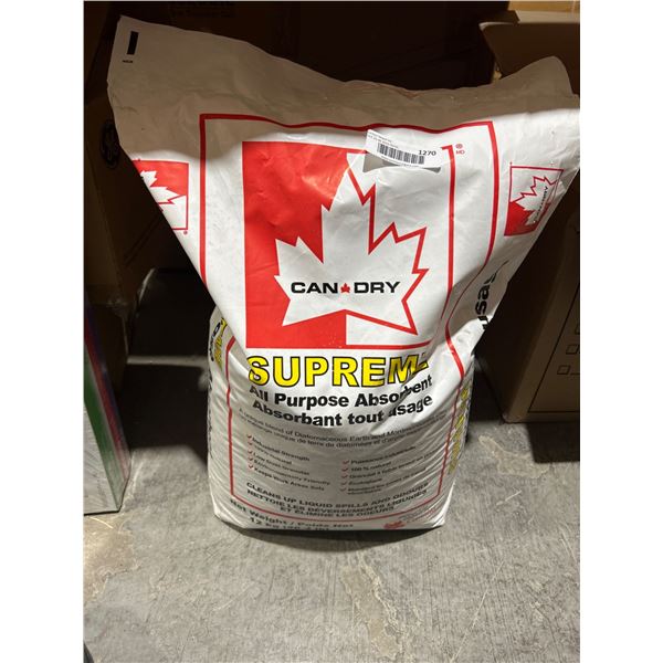 Can-Dry Supreme All Purpose Absorbent, 12 kg (26.4 lb) Bag