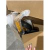 Image 3 : Heavy-Duty Hand Wheel Barrel Frame and Black Wheels – Yellow – No Basin