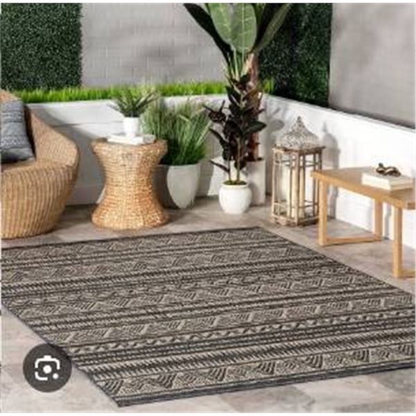 All Purpose Floor Runner 23.5 x 72 in Gray with Non-Slip Backing