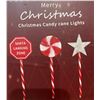 Image 1 : Christmas Candy Cane Lights X004CLJNL1 with LED String Lighting