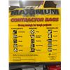 Image 3 : Maximum Contractor Bags 3 Mil Heavy Duty 32 Count