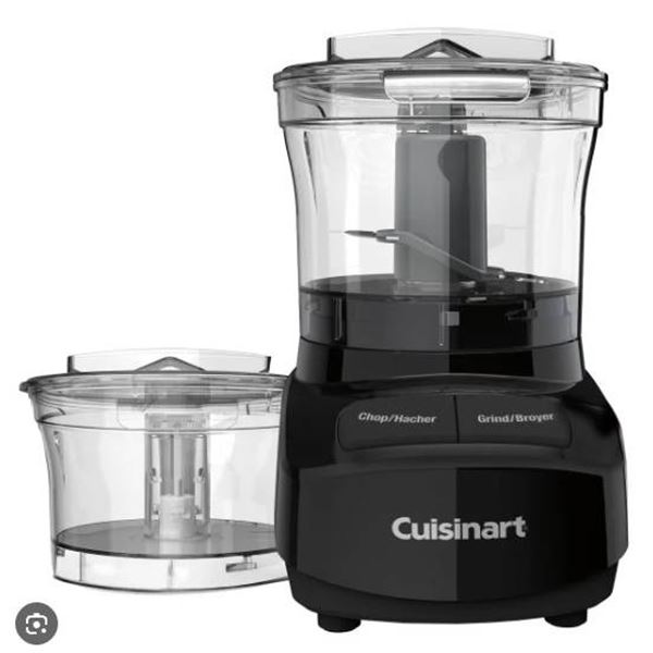 Cuisinart 3-Cup 700 mL Mini Chopper With Extra Work Bowl, Model CH-4PC