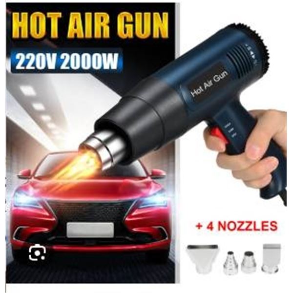 Electronically Controlled 2000W Heat Gun with High Performance