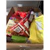 Image 1 : Lot of Assorted  Snack Items: Chips, Popcorn, and Snack Mix
