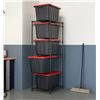 Image 1 : Trinity NSF-Certified 5-Tier Storage Bin Rack – RACK ONLY