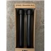 Image 4 : Umbra 2-Pack Black Curtain Rods, Adjustable 107-274 cm (3.51 ft – 8.99 ft)