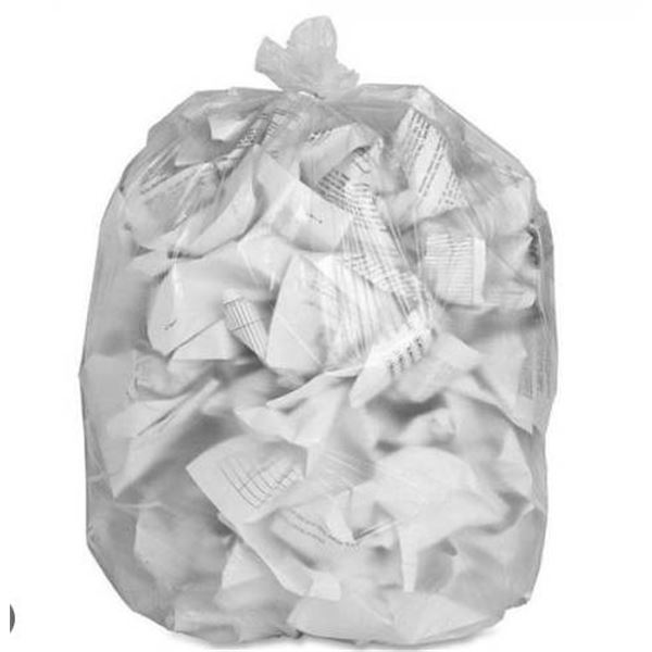 Maximum Clear Contractor Bags, 33 in x 48 in, 84 cm x 122 cm, 3 Mil Heavy Duty