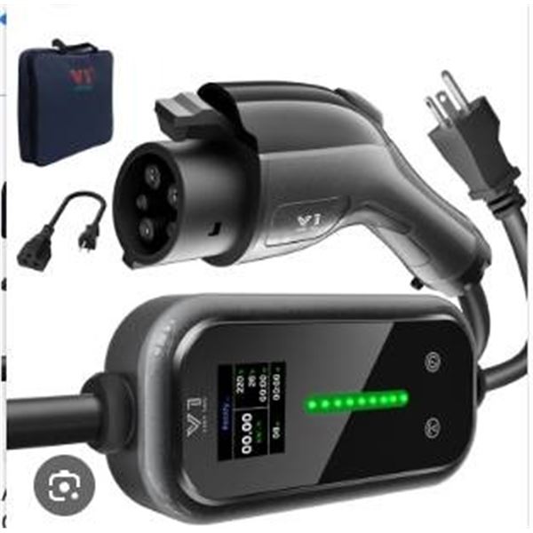 Portable EV Charger With Universal Compatibility and Adjustable Features