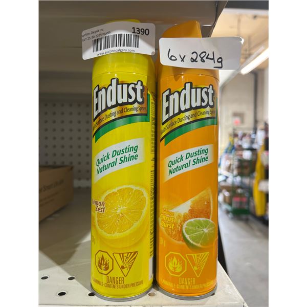 Endust Quick Dusting Natural Shine, 284g, Lemon Zest and Citrus Burst