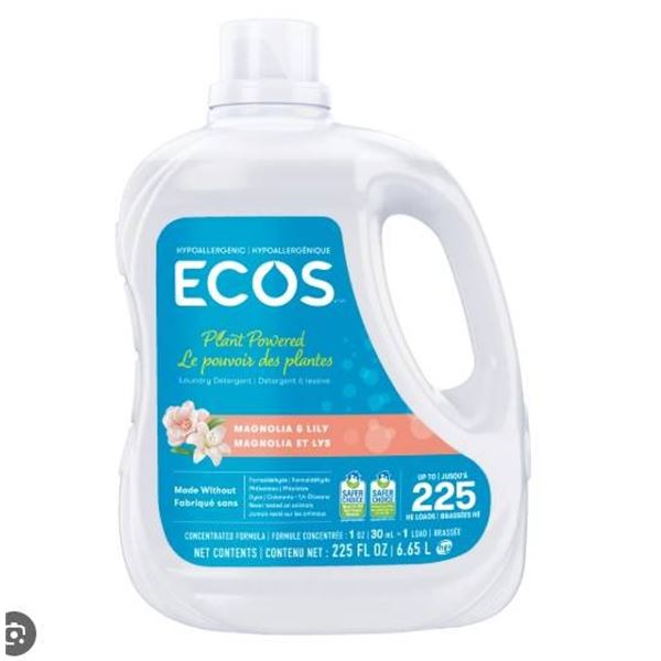 Ecos Magnolia and Lily Plant-Powered Laundry Detergent, 225 fl oz