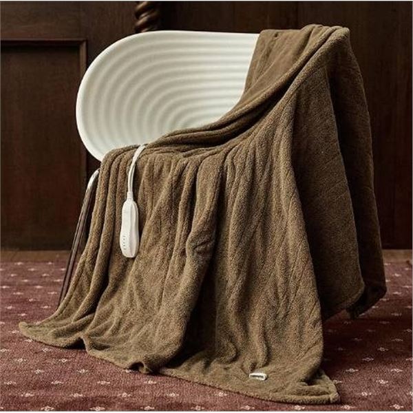 Templewet Heated Blanket Electric Throw 50″ x 60″ -Heated Throw Blanket with 5 Hea