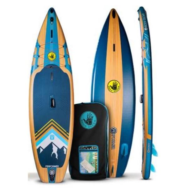 Body Glove Inflatable Stand-Up Paddleboard with Pump & Backpack for travel – Sold as is