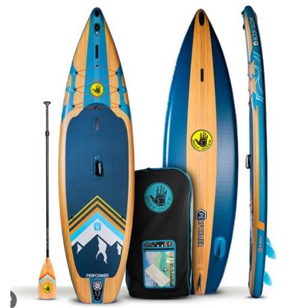 Body Glove Inflatable Stand-Up Paddleboard with Pump & Backpack for travel – Sold as is